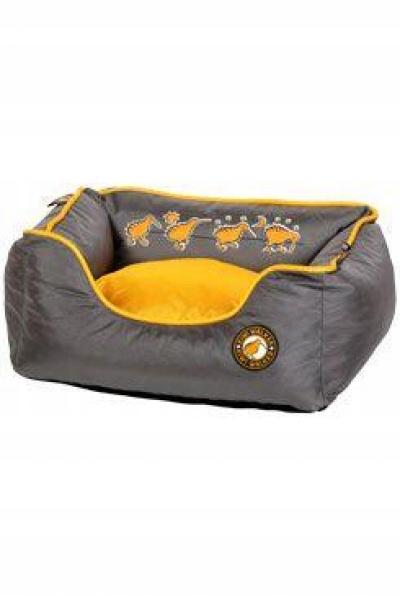 Levně Pelech Running Sofa Bed S oranžovošedá Kiwi