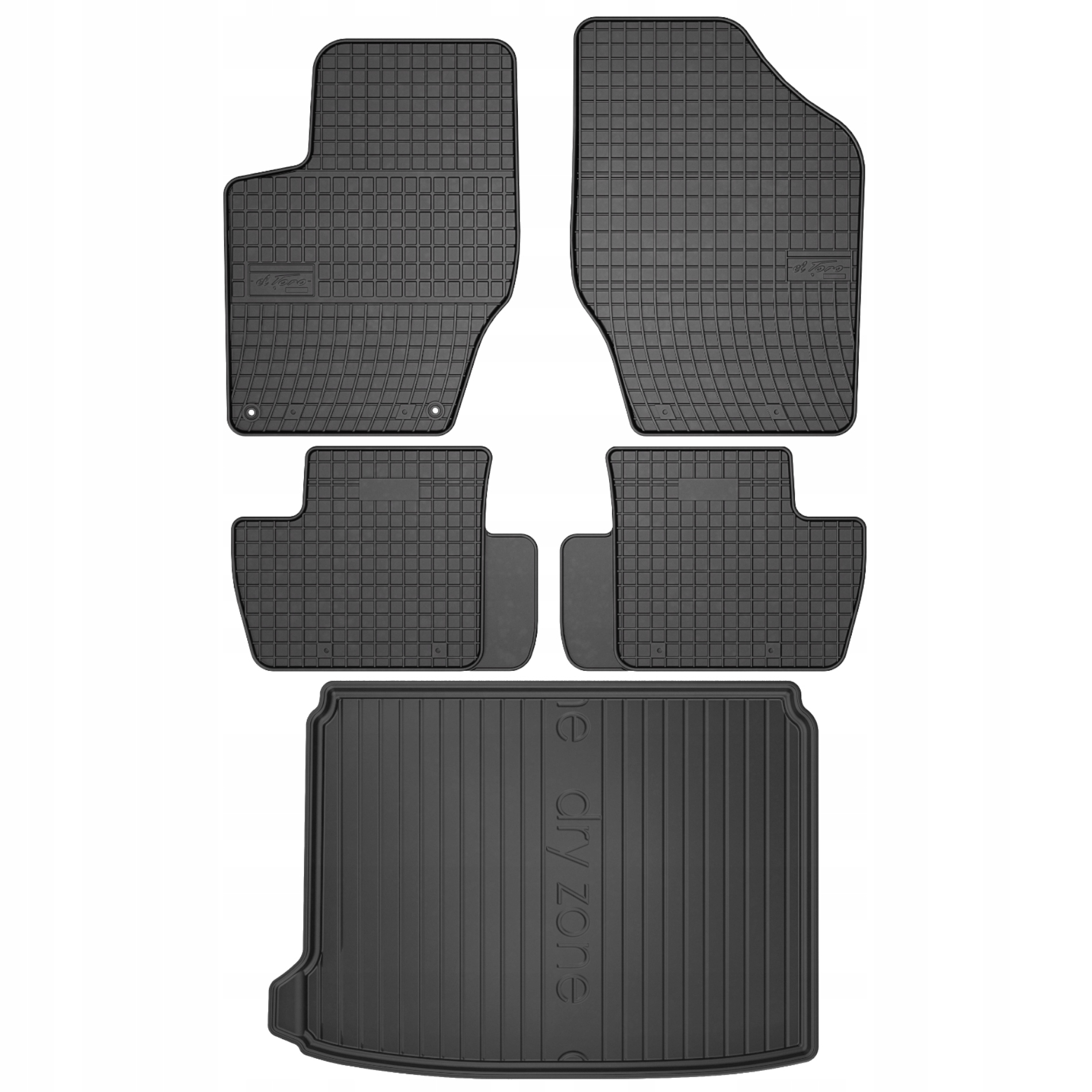 Gumové rohože rohož batožinového priestoru Citroen DS4 11-15 Hb