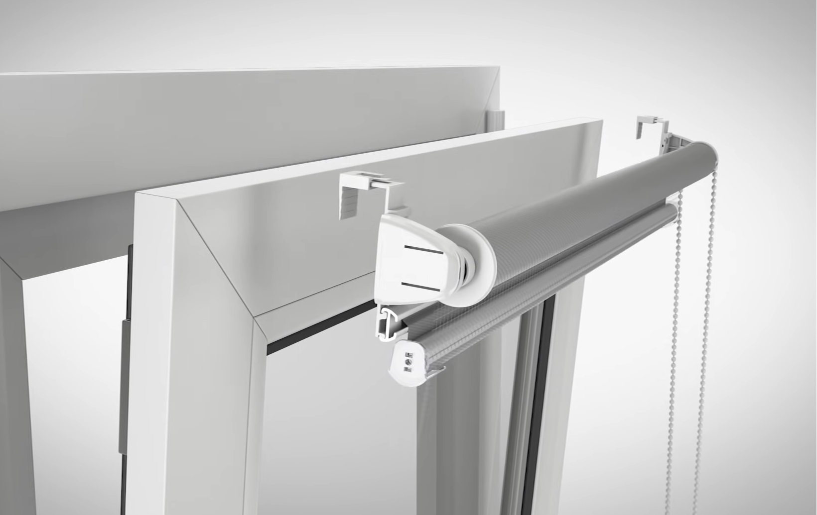 ZATRZASK ZACZEP HACZYKA REGULOWANY DO ROLET BIAŁY Liczba sztuk w zestawie 4 szt.