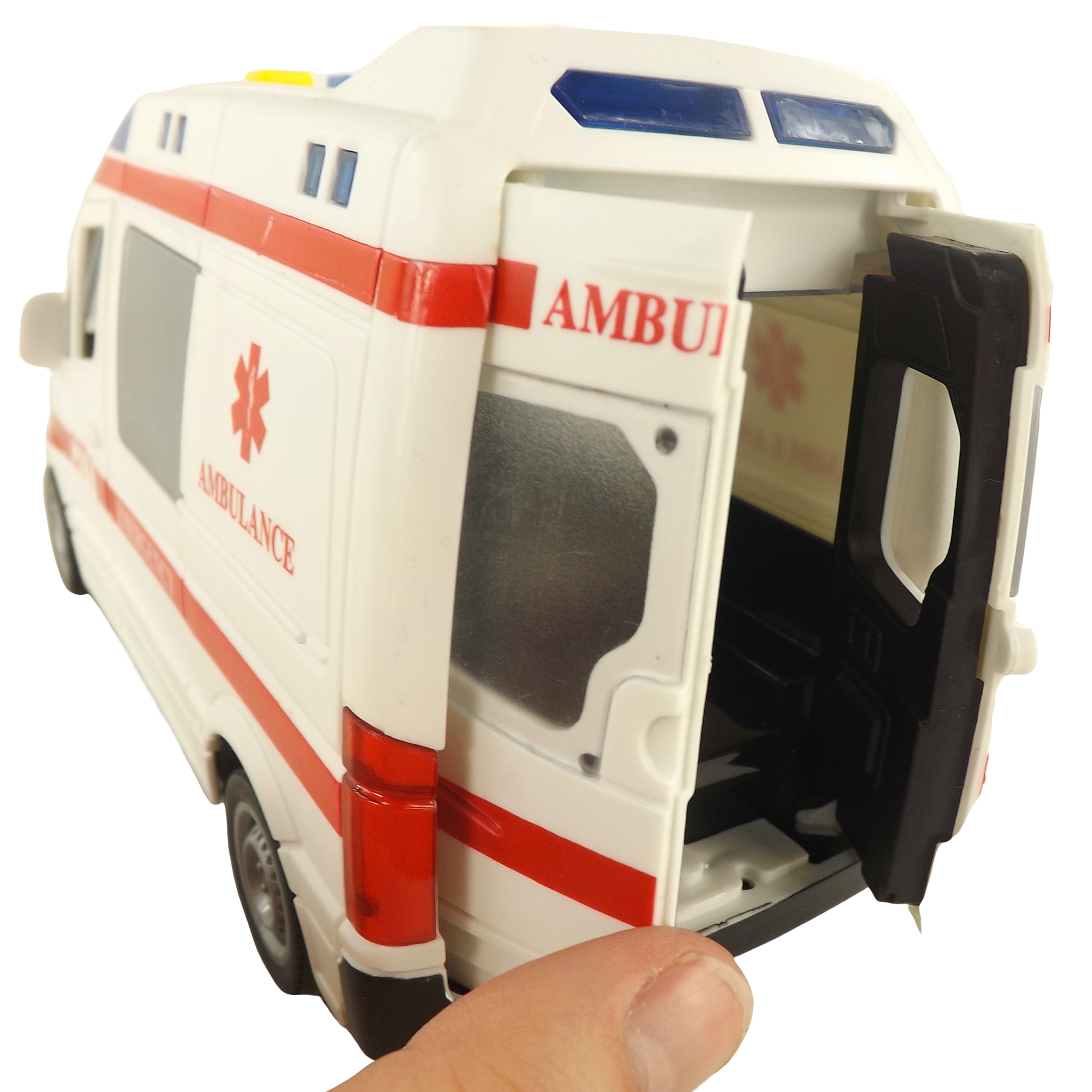 Auto ambulans karetka otwierane drzwi 1:16 WY590A Bohater brak