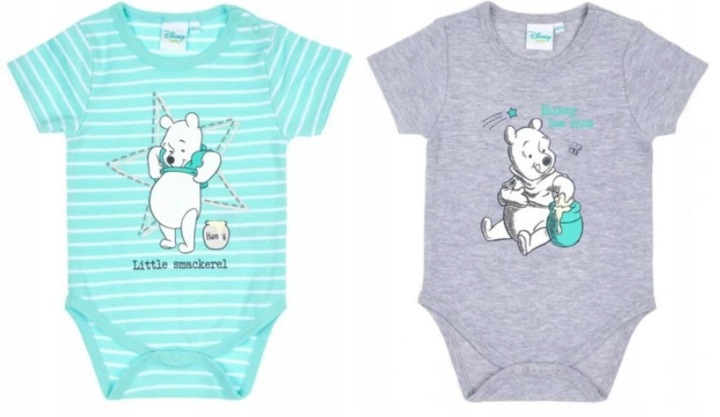 

Body 2 szt Kubuś 68-74 m 6-9 m-cy Disney