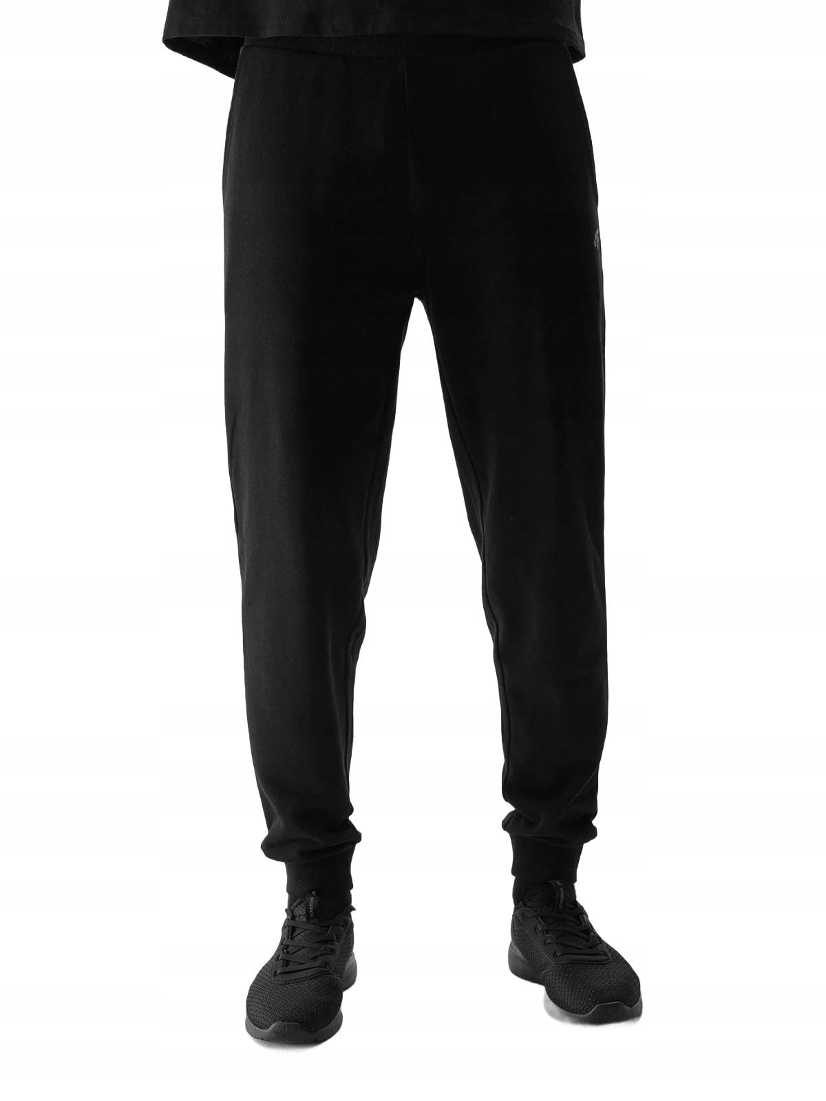 SPODNIE MĘSKIE 4F DRESOWE SPORTOWE DRESY NIEOCIEPLONE BAWEŁNA 3XL Rozmiar 3XL