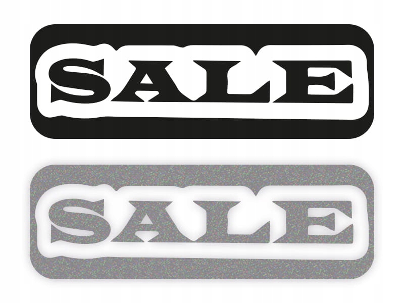 SALE W08 - Naklejka na samochód na auto ODBLASKOWA