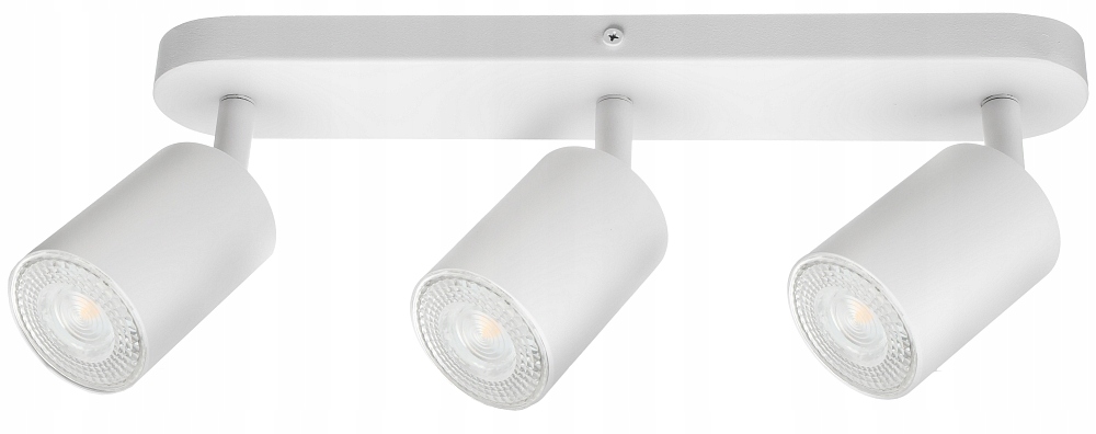 

Lampa oprawa kinkiet Siena biała 3 x gu10 do led