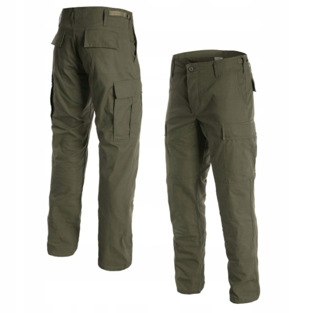 Vkládací Kalhoty Bdu Slim Fit Olive Mil-Tec XL