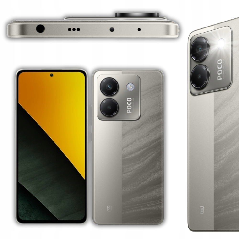 新品未開封 POCO M7 Pro 5G 12/512シルバーsimフリー Smartfon Poco M7 Pro - Niska cena na Allegro