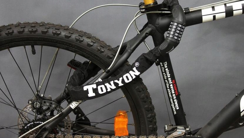 ŁAŃCUCH BLOKADA ROWEROWA LINKA ROWER MOTOR SZYFR Model ŁAŃCUCH BLOKADA GRUBY CIĘŻKI