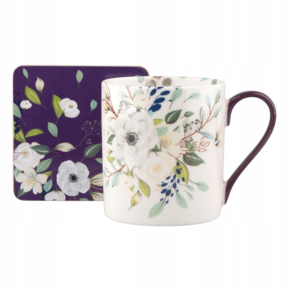 

Duży Kubek do kawy Inez Podkładka Korkowa Zestaw