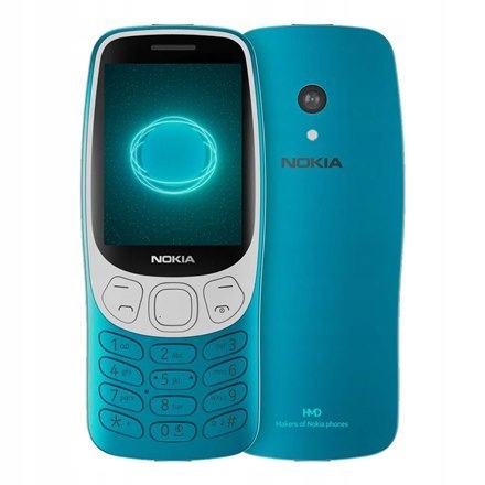 Nokia 3210 4G (2024) Niebieski Scuba, Dual Sim, 2.4" Ekran, 1450 mAh