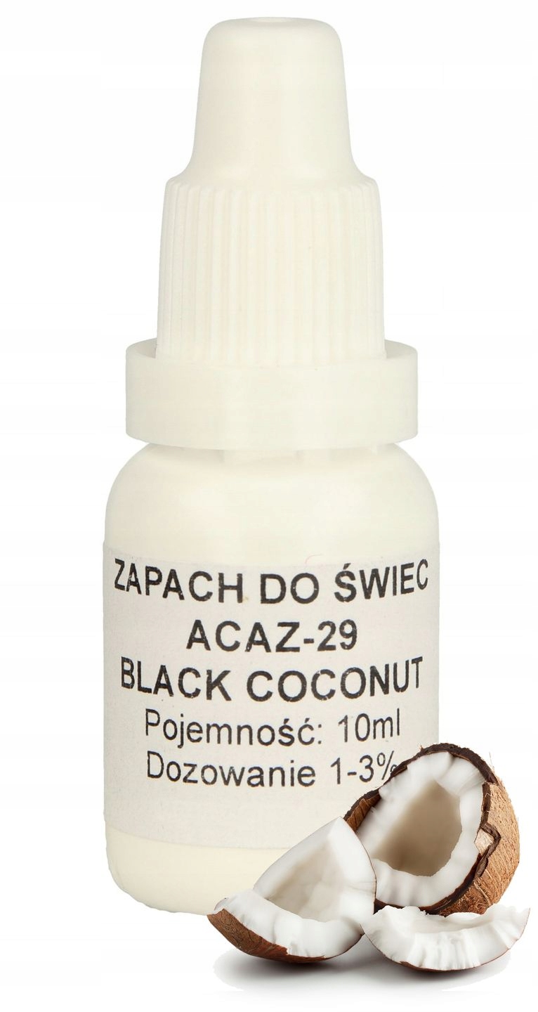 

Zapach Black Coconut 10 ML Do Świec Parafiny Wosku