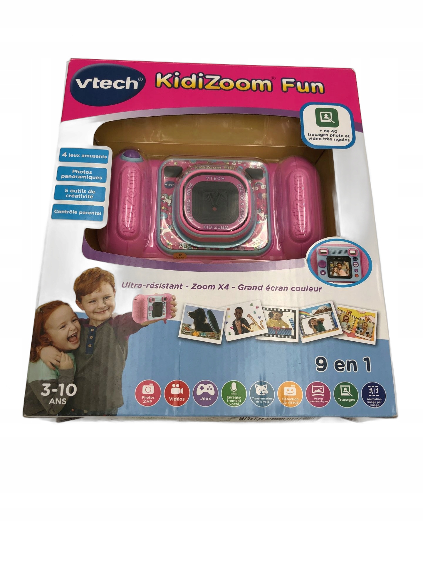 APARAT FOTOGRAFICZNY DLA DZIECI KIDIZOOM FUN 5 MPX ODCIENIE RÓŻU