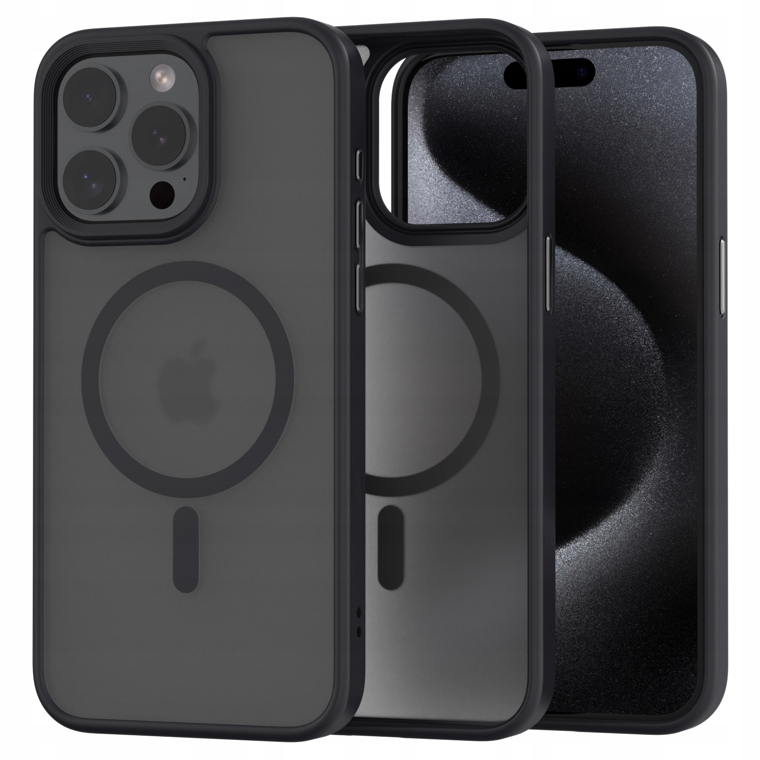 ETUI DO IPHONE 15 PRO do MAGSAFE WZMACNIANE