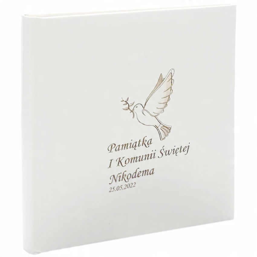 

Album komunijny z grawerem 10 stron wklejany