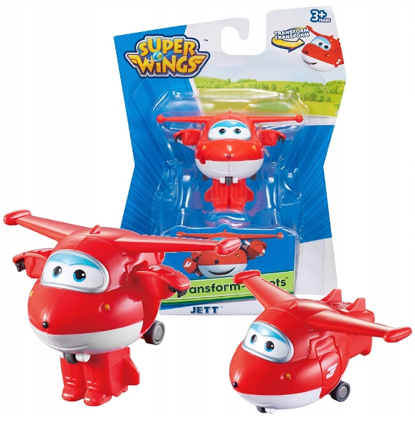

Super Wings Jett Robot Samolot 2w1 Transformujący