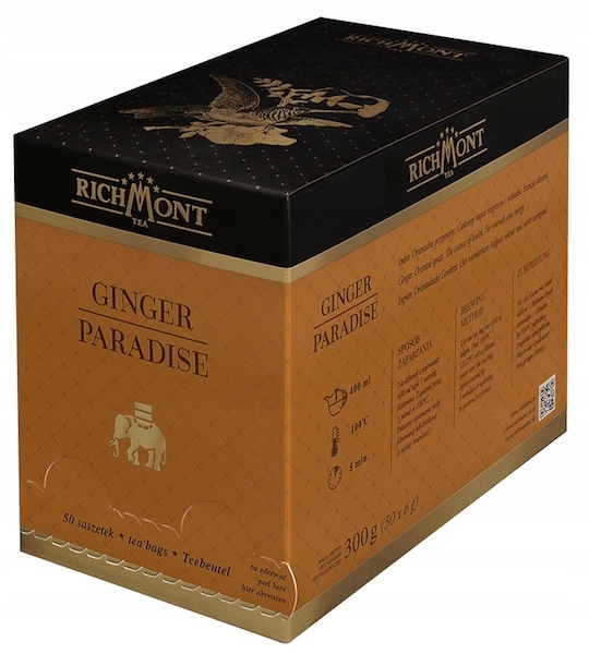 Čaj Ginger Paradise 50 ks Richmont