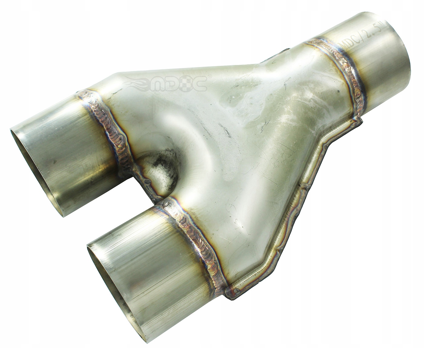 MDC Y-pipe T-rozdělovač výfuku 63 mm 63 2,5'' Nerezová ocel Nerezový tlumič