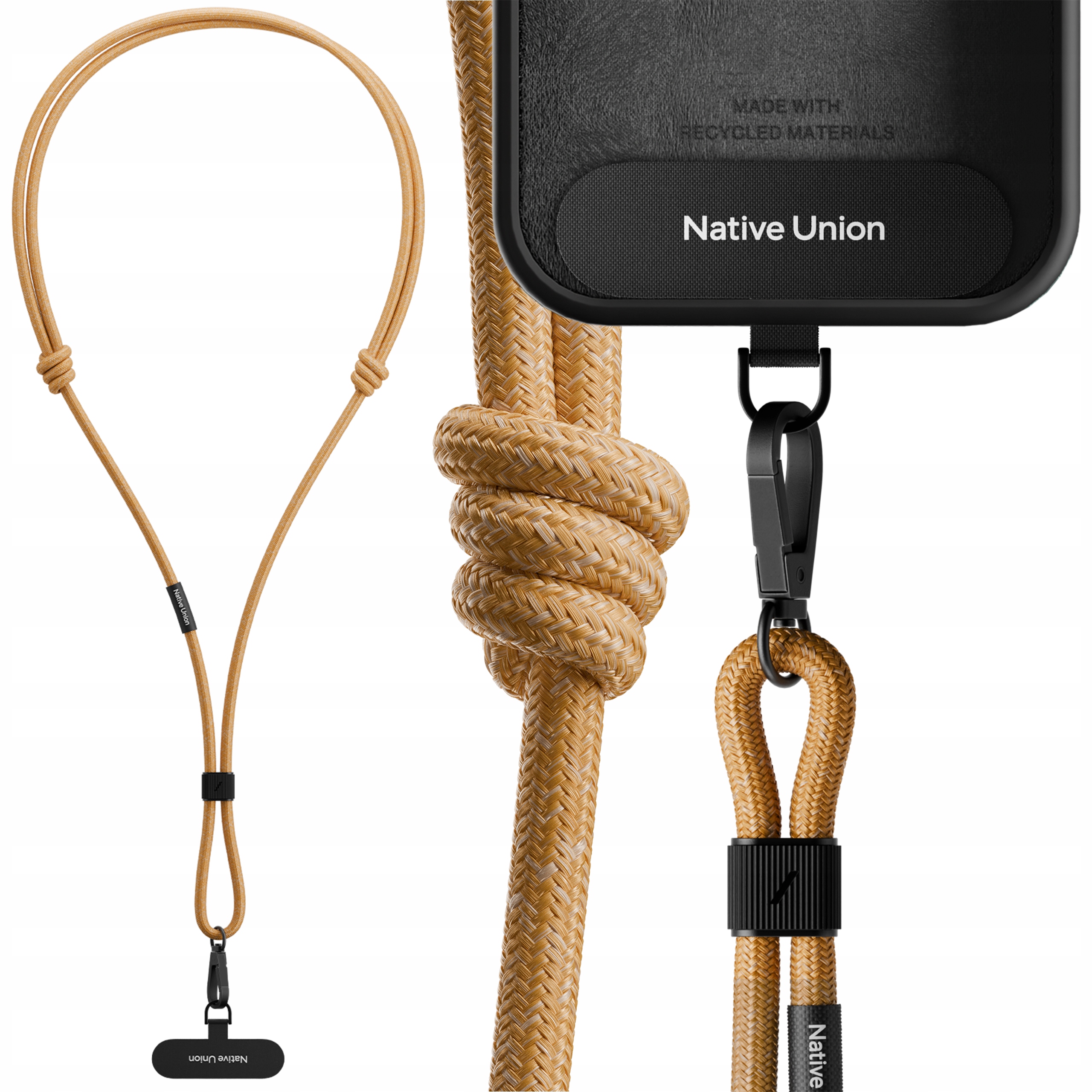 Native Union City Sling – vodítko pro telefon na rameno, látkový pásek