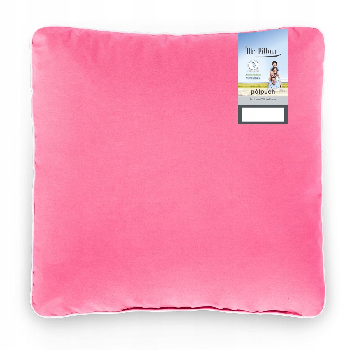 Vankúš 40x40 Mr. PILLOW Classic Polopáperový Hladká ružová