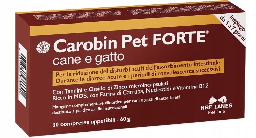 Nbf Lanes Carobin Pet Forte cane e gatto 30 – redukce poruch trávení