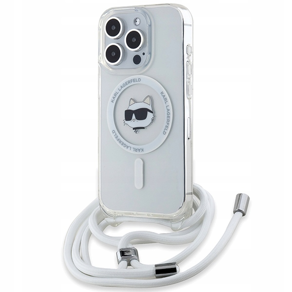 Karl Lagerfeld KLHMP15LHCCHNT iPhone 15 Pro 6,1" pevný kryt průhledný IML C
