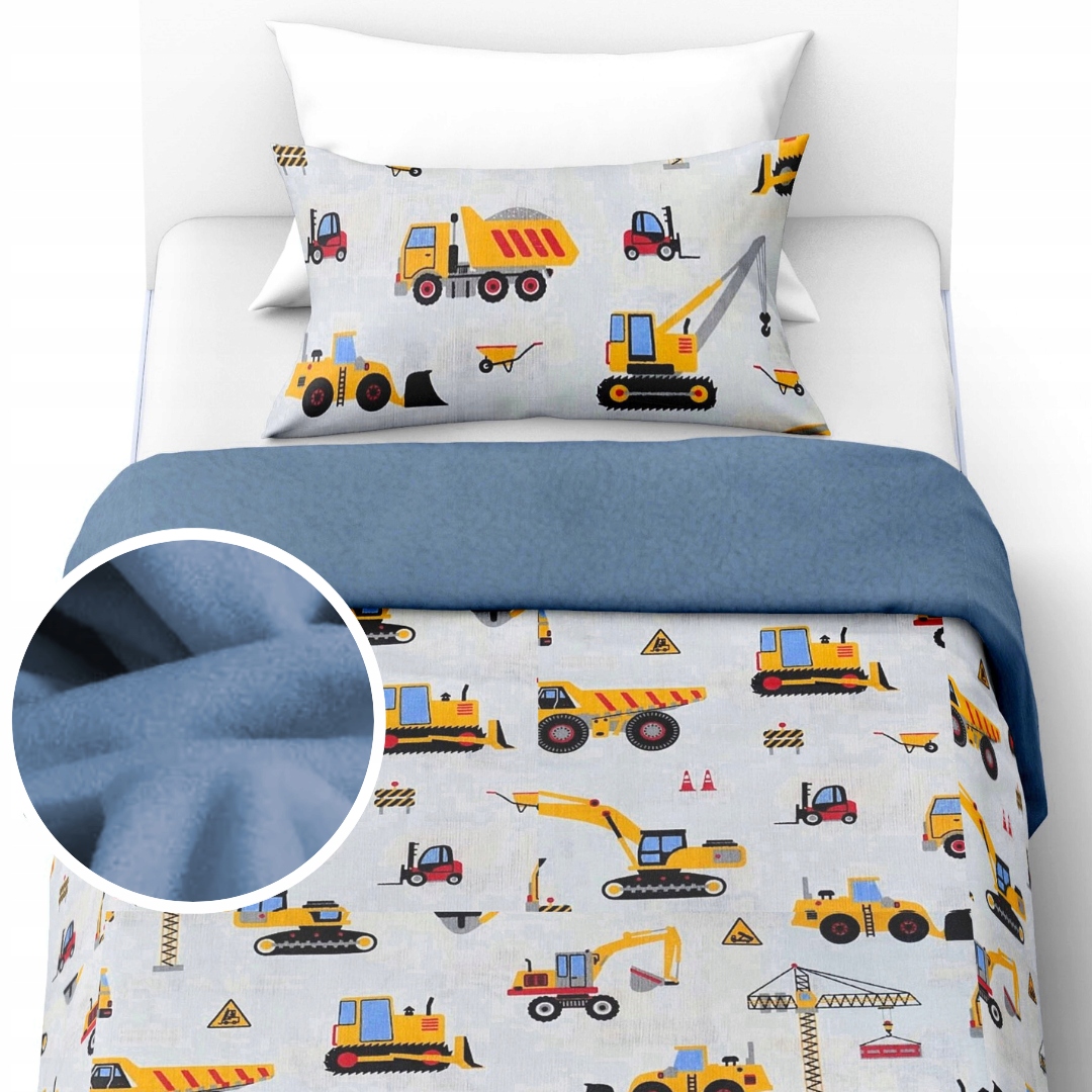 Izolované Povlečení 140x200+1x70x80 Fleece Bavlna Teplý zimní podzimní hrad