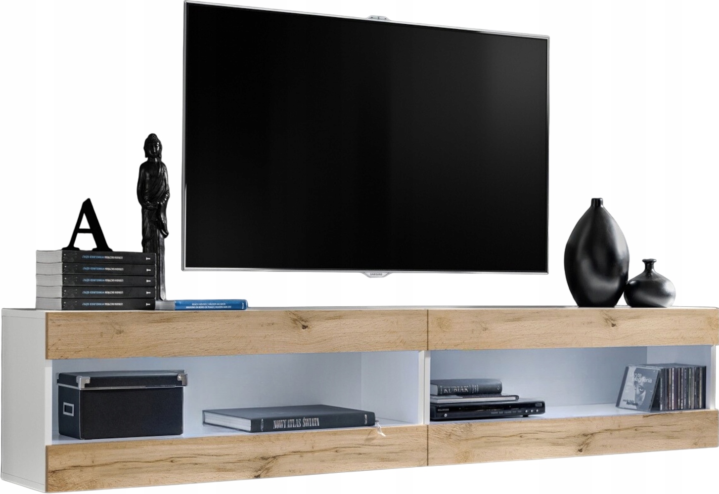 Sada nábytku Rtv Tivoli SET4 Biela/Dub Wotan