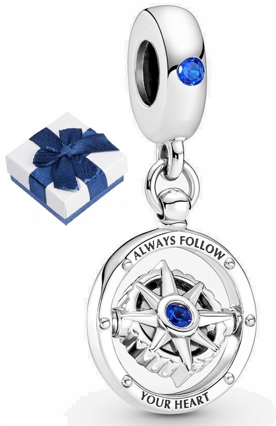 

Charms Zawieszka Obrotowy kompas S925