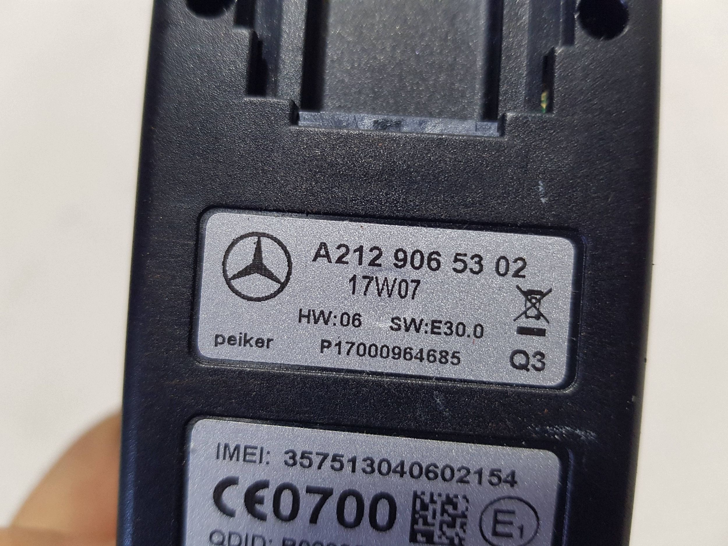 modulo ADAPTER BLUETOOTH SAP V4 MERCEDES W204 W212 A2129065302