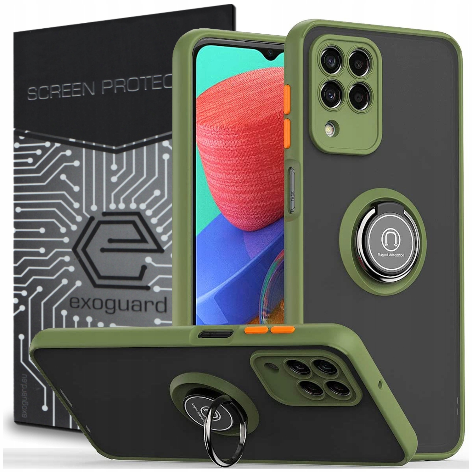 

Etui Pancerne Case+szkło do Samsung Galaxy M33 5G