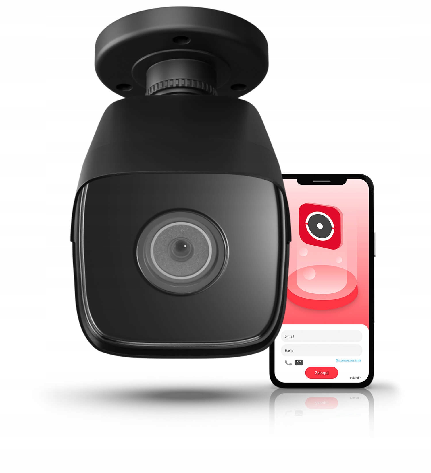

Kamera Ip 4Mpx Hikvision IPCAM-B4 Poe H.265 Czarna