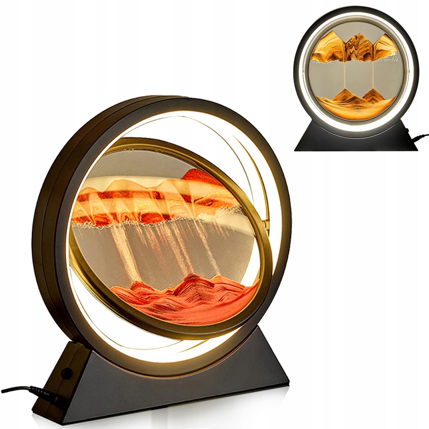 

Malowanie Piaskiem 3D Klepsydra Art Lampka Usb