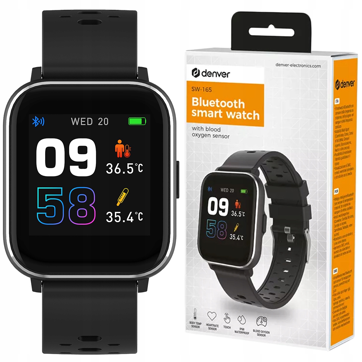 Smartwatch Športový Pánsky Smart Hodinky 1,4" Denver na behanie smatrfona