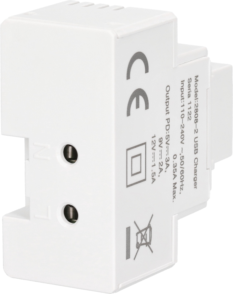 Moduł Keystone Ładowarka USB-C 5V/3A biały Kod producenta Keystone Ładowarka USB-C 5V/3A biały