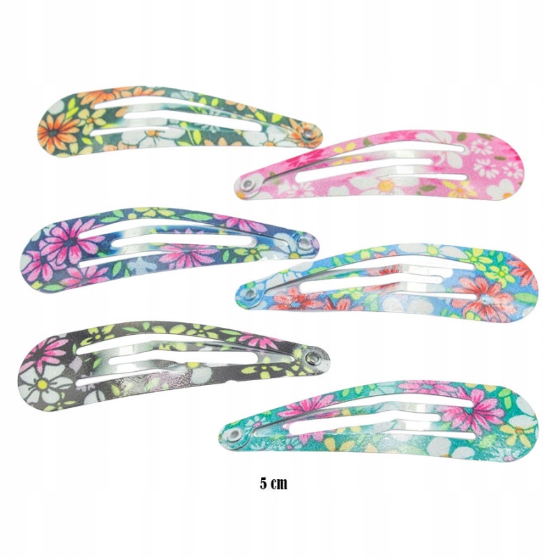 

Spinki Do Włosów W Kwiatki Kolorowe 12 szt.