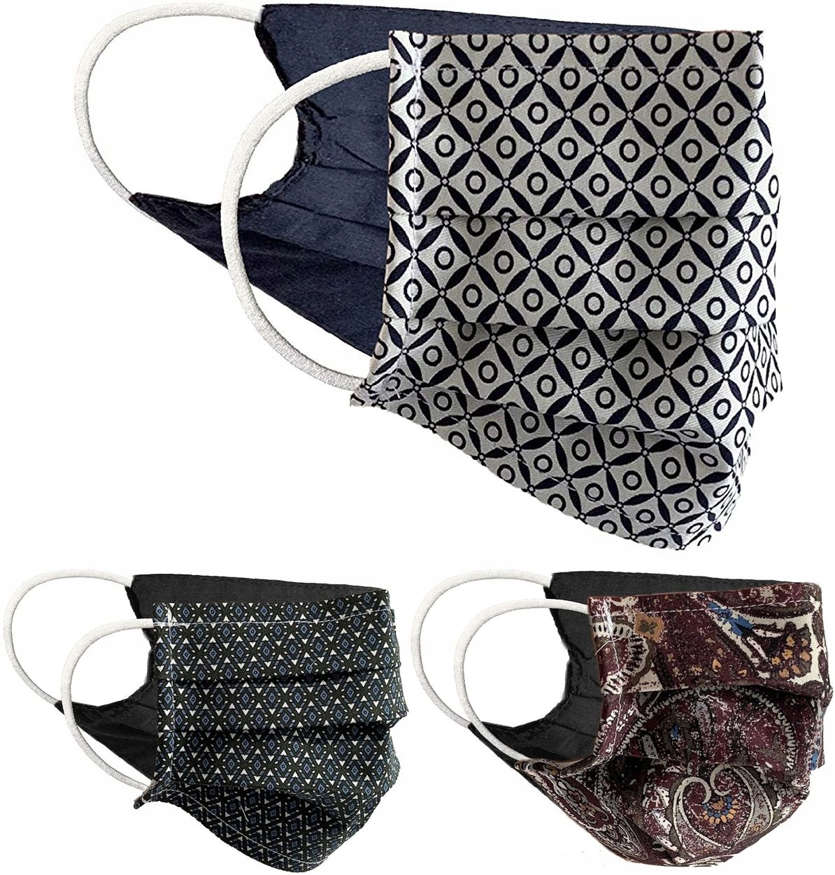 X8788 BAF DWUSTRONNE MATERIAŁ MASECZKI maski 10SZT