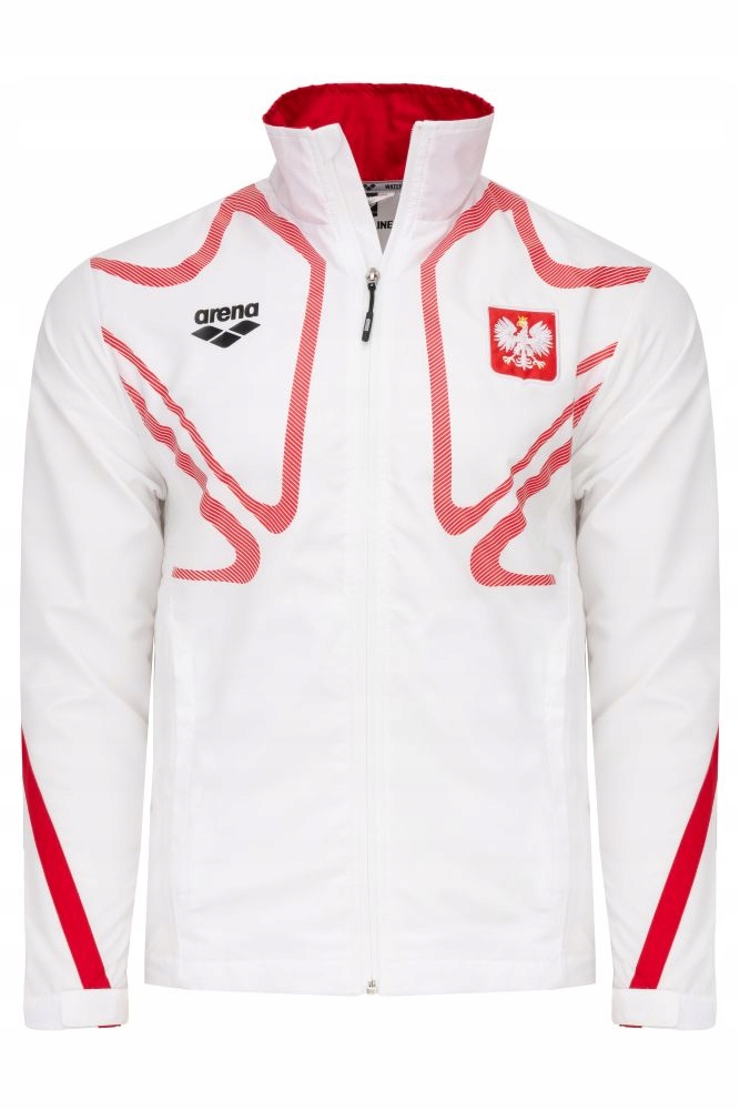Bunda Arena Polish Warm Up Jacket XL White