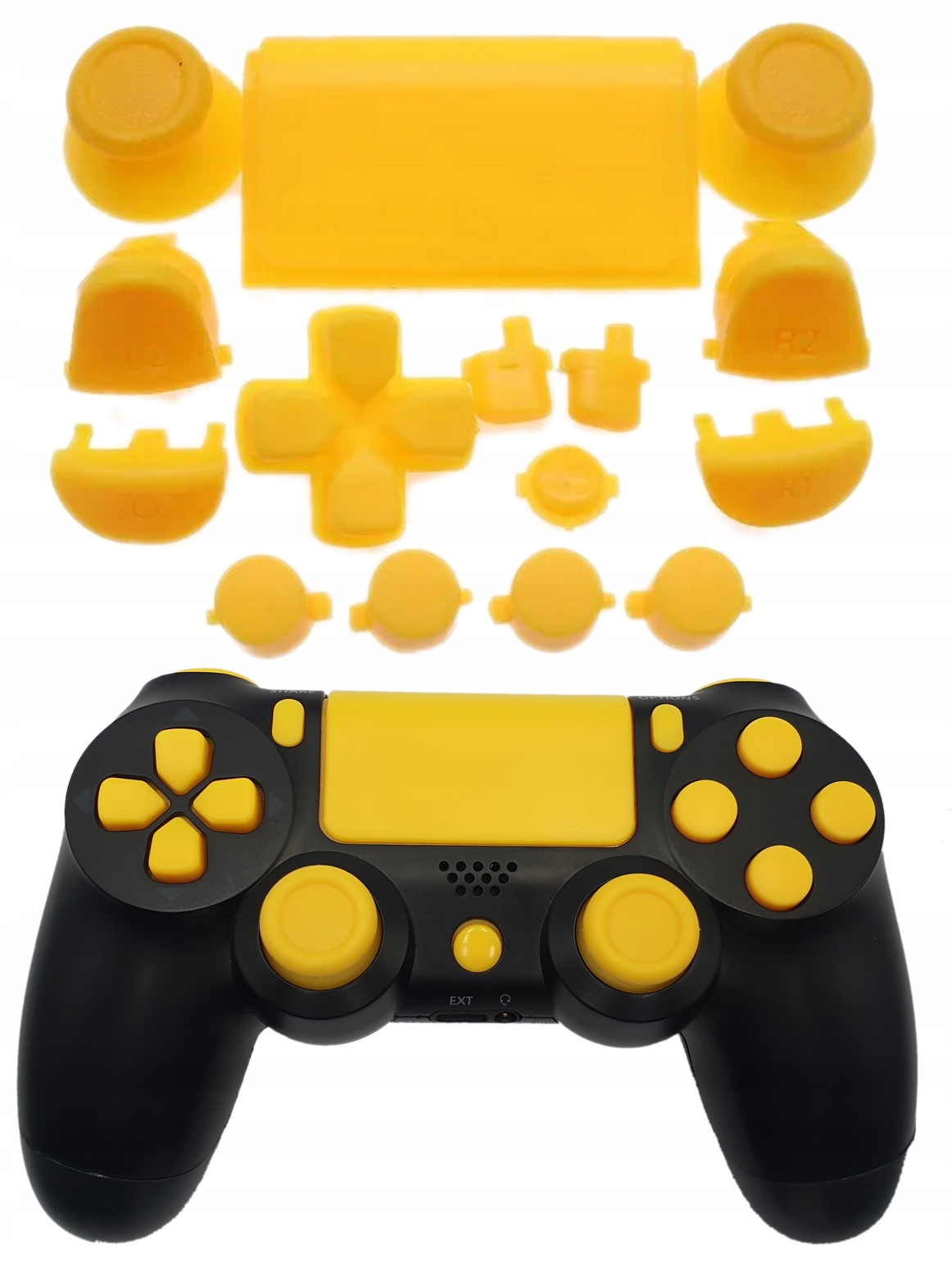 ZESTAW PRZYCISKÓW PRZYCISKI + GRZYBKI I ZAŚLEPKA DO PADA PS4 JDS 040 050