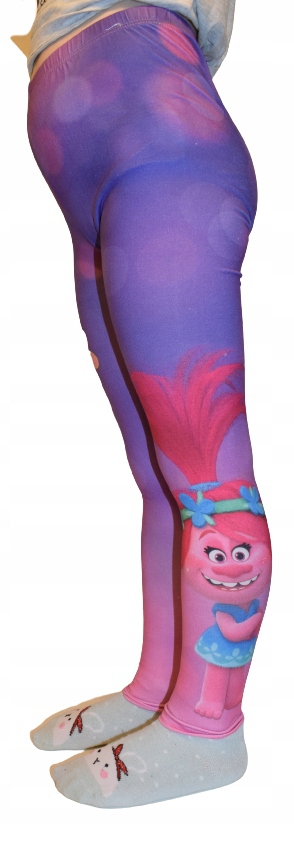 

Trolle Legginsy Getry Gładkie Dziewczęce R.110