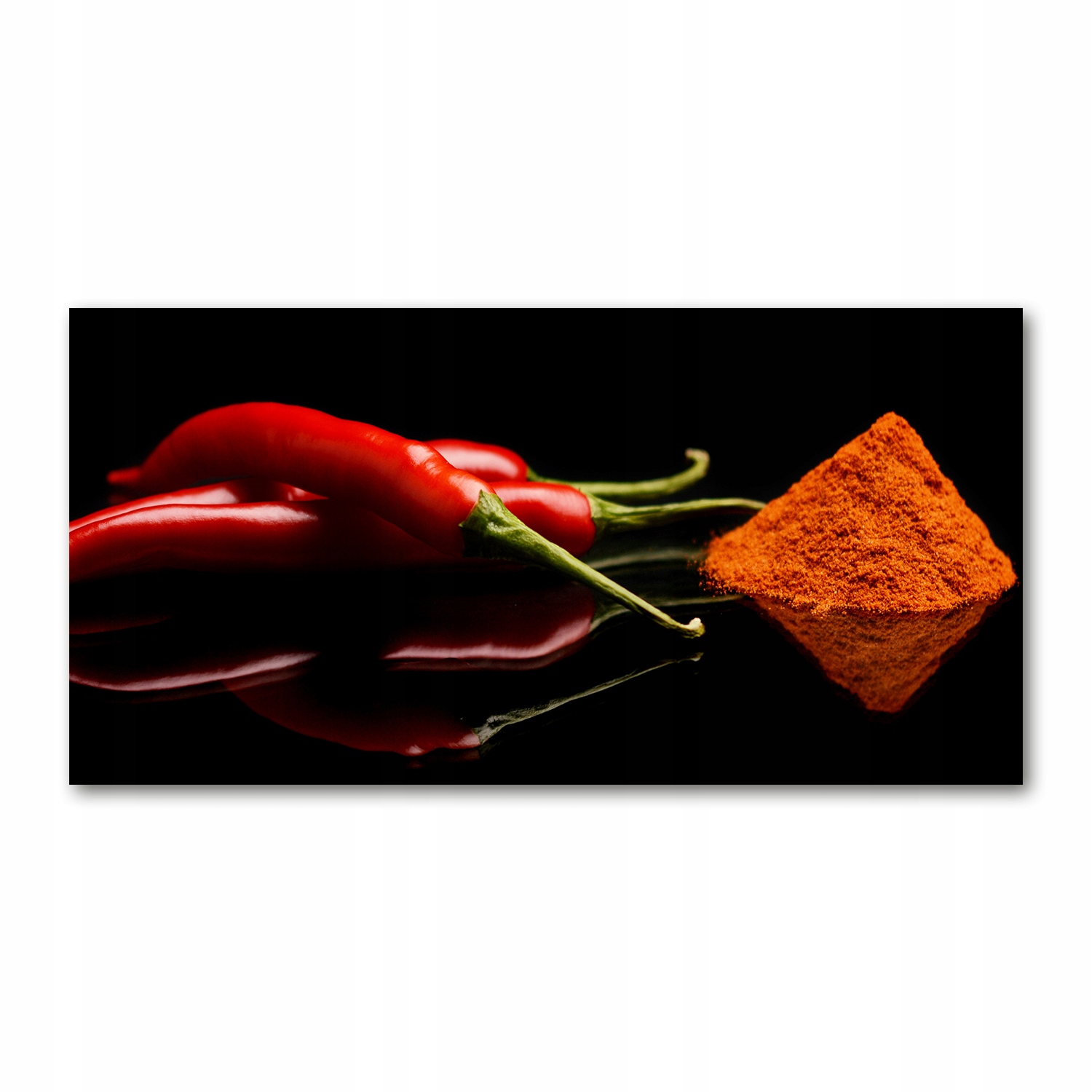 

Foto obraz szklany Chilli i cayenne 140x70