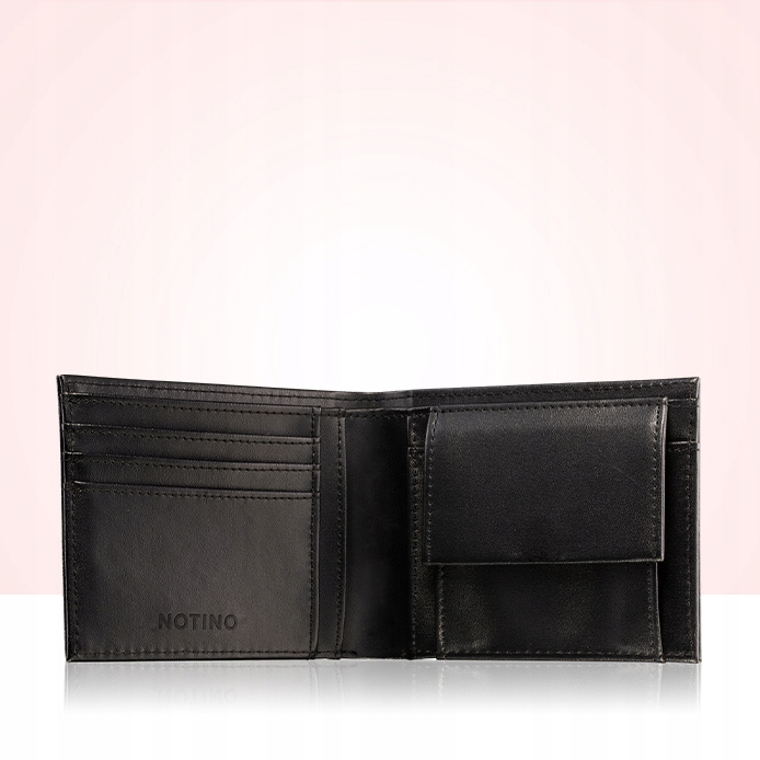 ORYGINALNY PORTFEL MĘSKI NOTINO CZARNY PREZENT Marka Notino