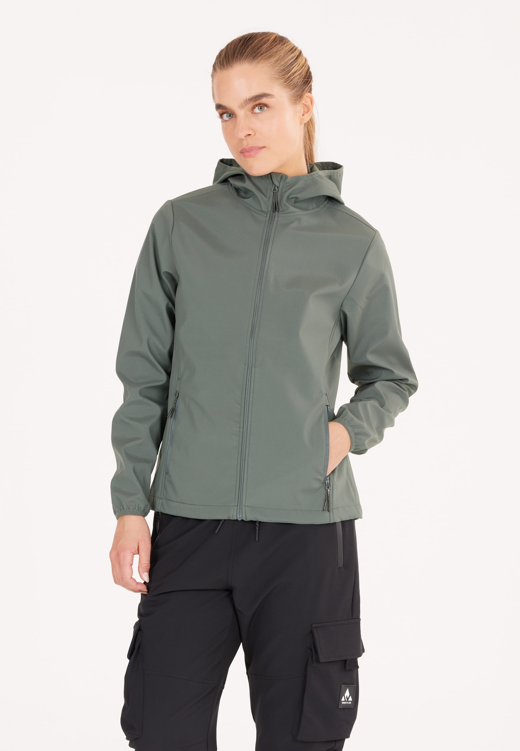 Dámský softshell Whistler Luango Šedý 40