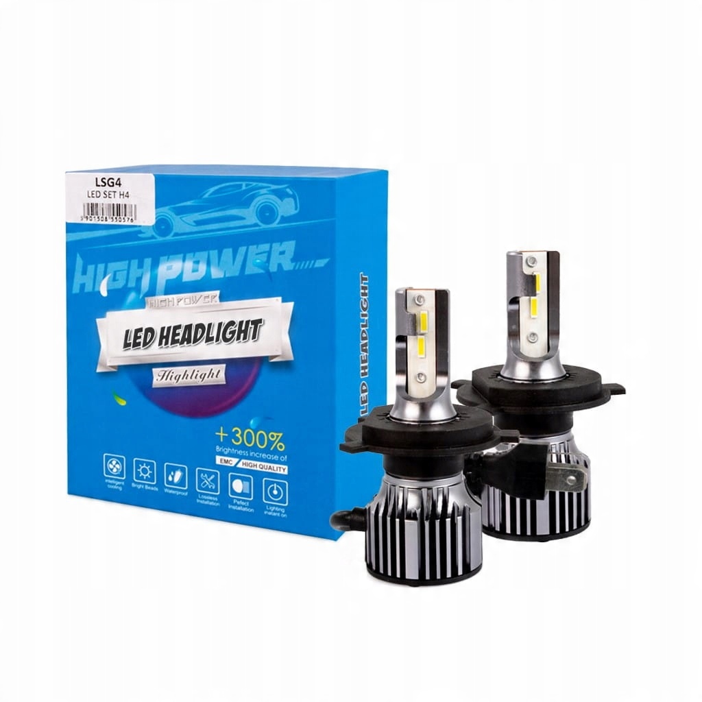 M-Tech Zestaw do konwersji LED LSG4 LED SET H4