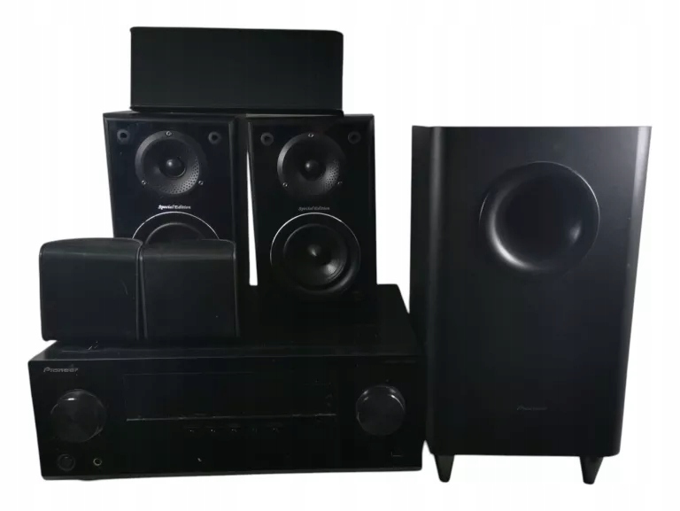 Kino domowe Pioneer HTP-076 czarny 750 W 5.1