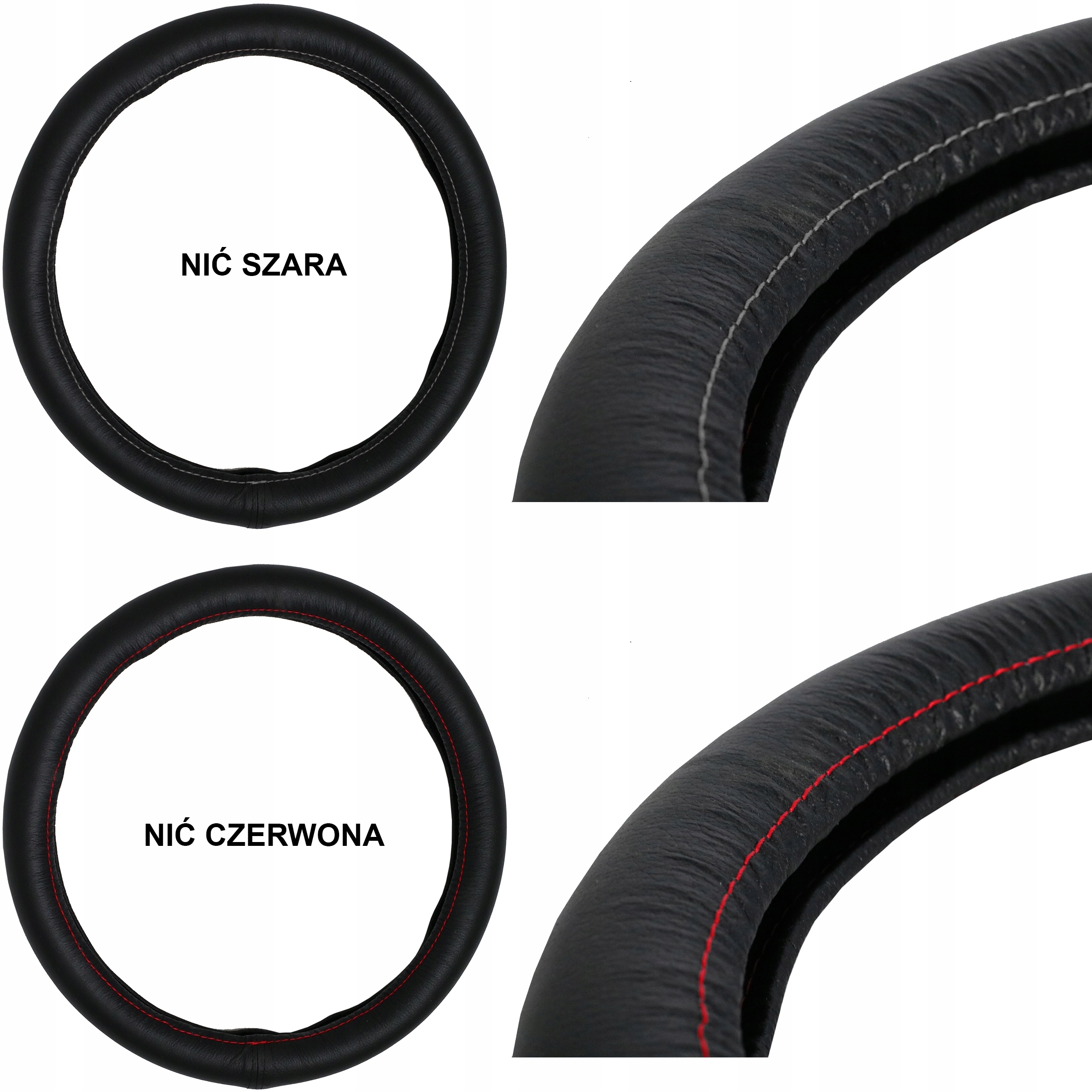 NAKŁADKA POKROWIEC NA KIEROWNICĘ Z JEDNEGO KAWAŁKA Producent Pok-ter