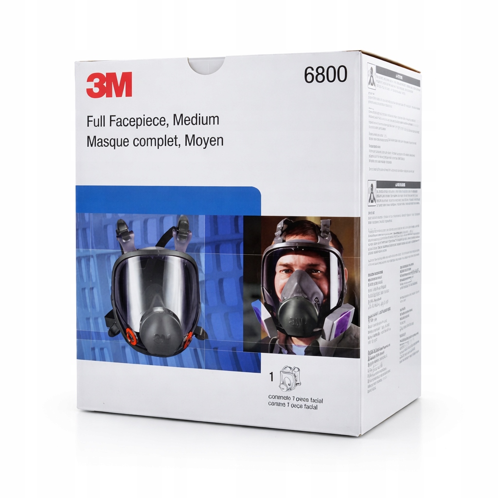 6800 3M Maska lakiernicza pełnotwarzowa