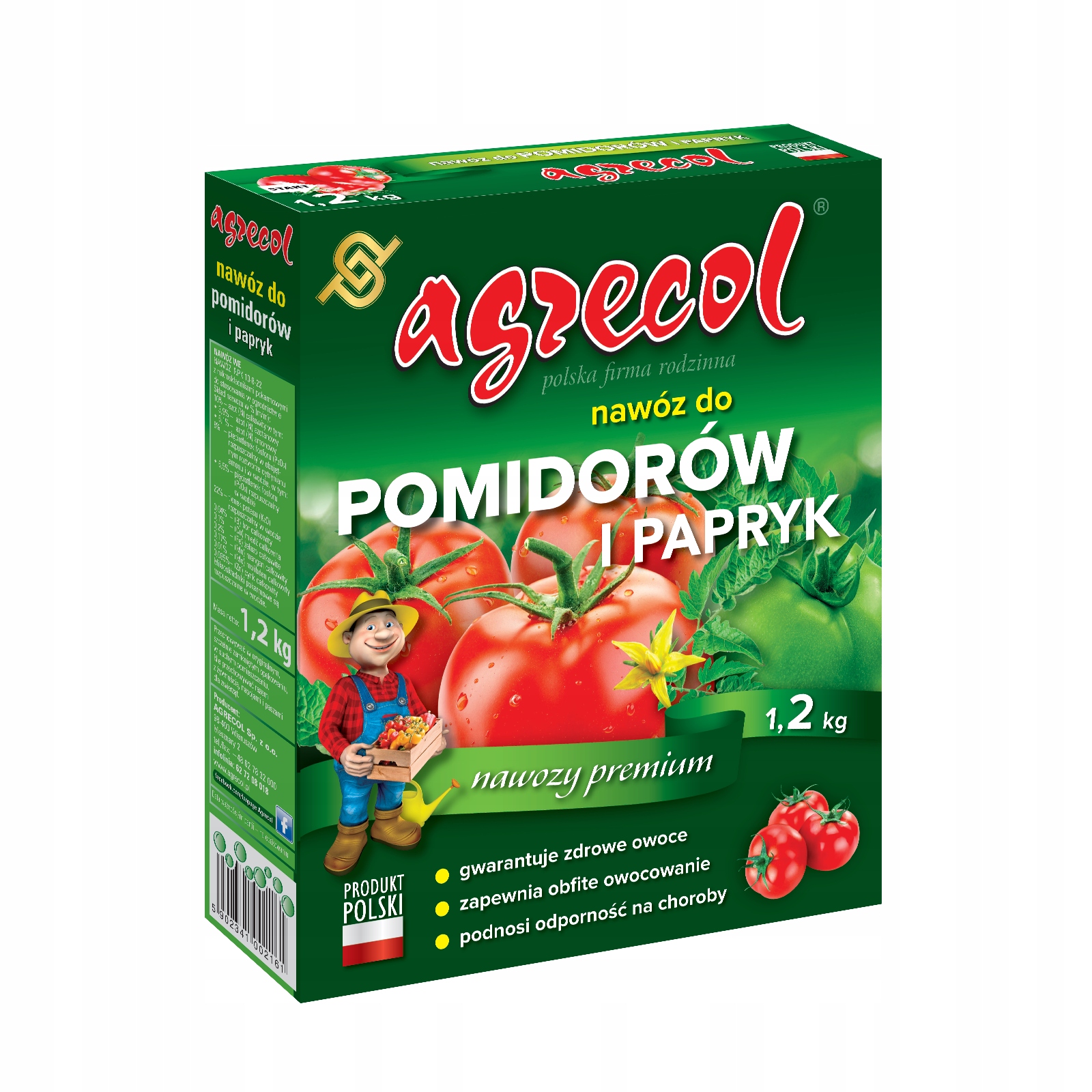 

Nawóz Do Pomidorów I Papryk 1,2kg Agrecol