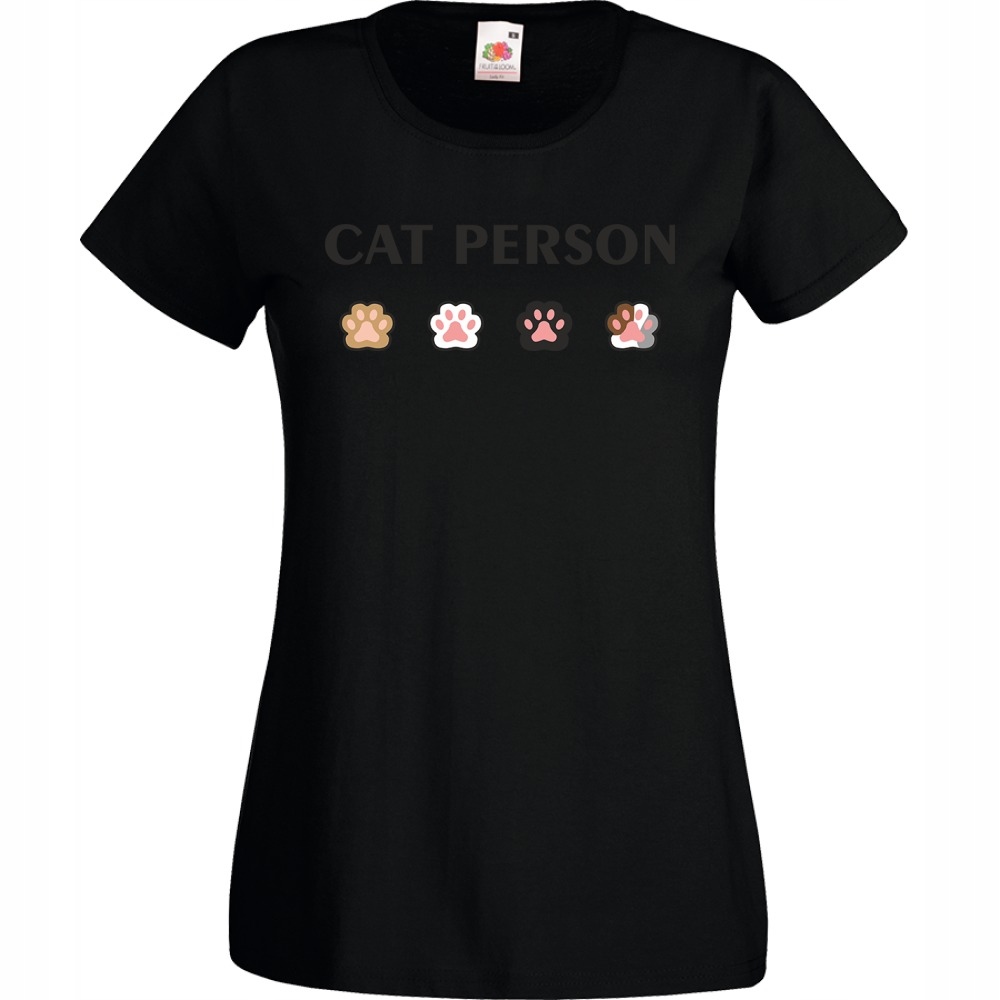 

Koszulka cat person kociara kot S czarna