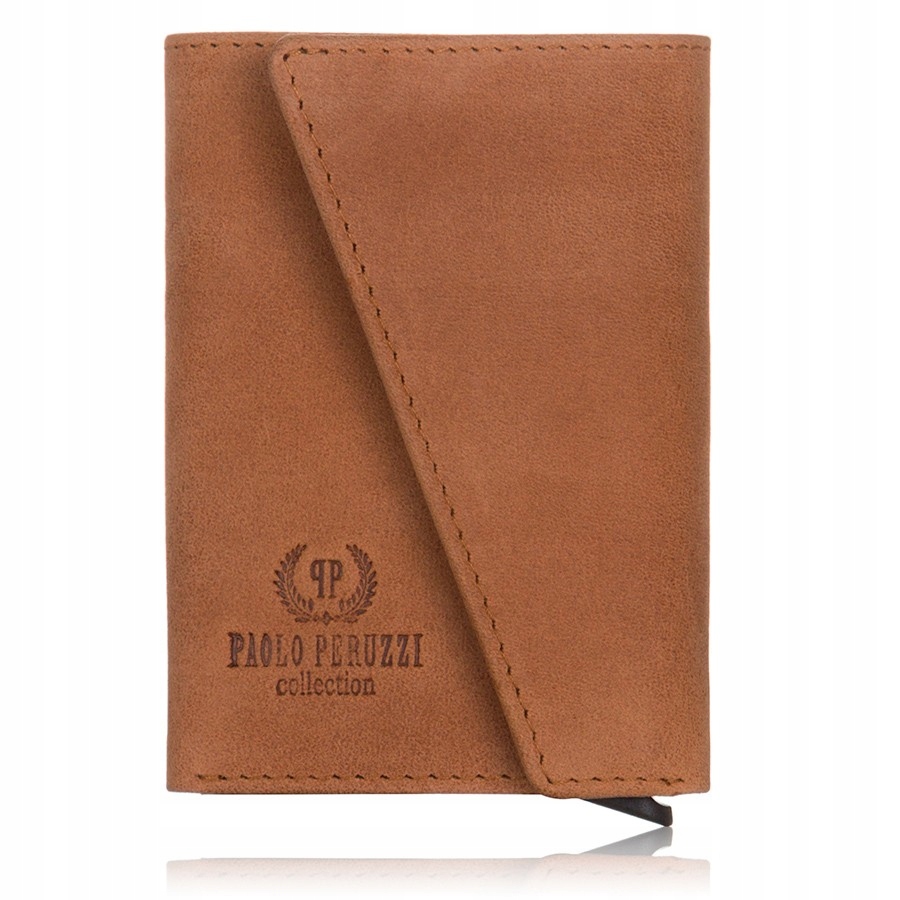 

Skórzany Portfel Męski Paolo Peruzzi Etui Rfid In-