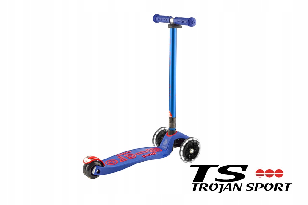 HULAJNOGA MAXI MICRO DELUXE LED BLUE MMD067 Kolor niebieski