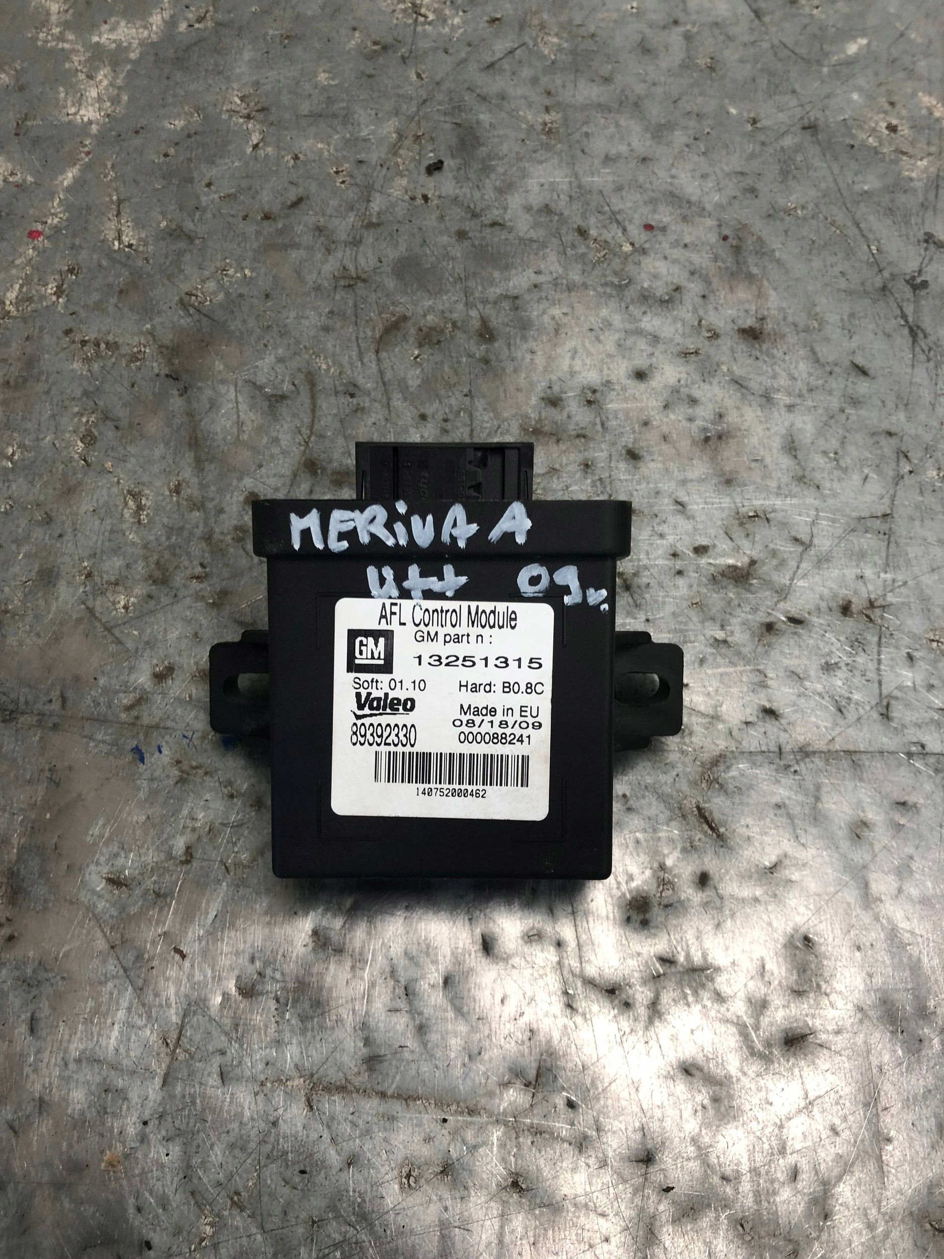 Module de rotation Phares OPEL MERIVA A LIFT 13251315